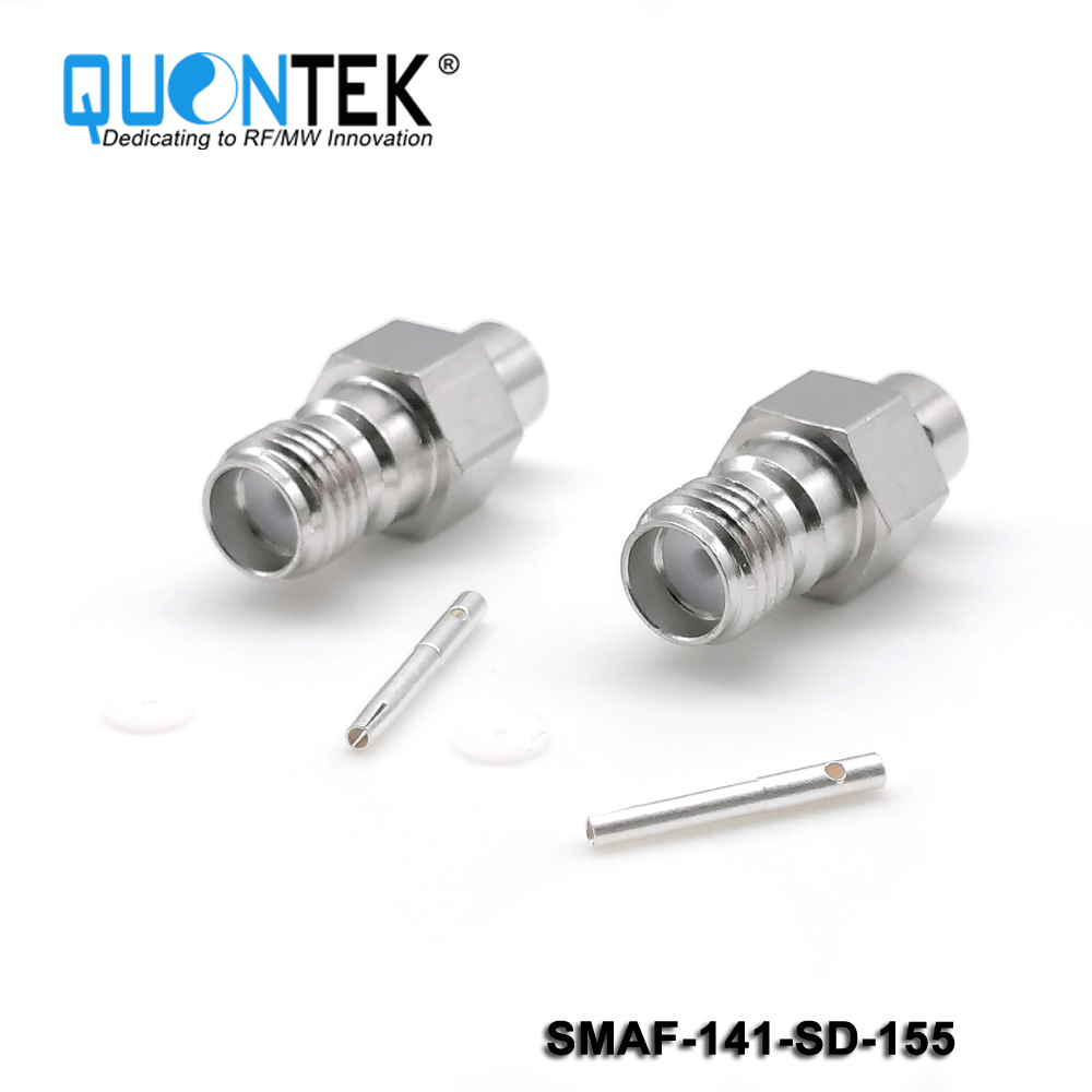 Low PIM Connector, SMA female for .141 Cable,Solder Type