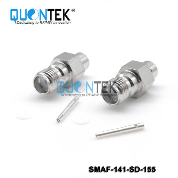 Low PIM Connector, SMA female for .141 Cable,Solder Type