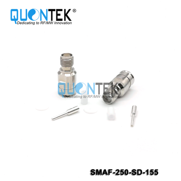 Low PIM Connector, SMA female for .250"Cable,Solder Type