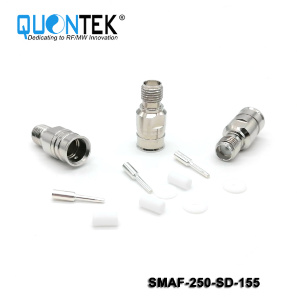 Low PIM Connector, SMA female for .250"Cable,Solder Type