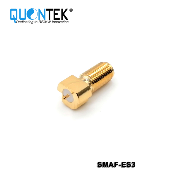SMA Female, PCB edge solder mounted