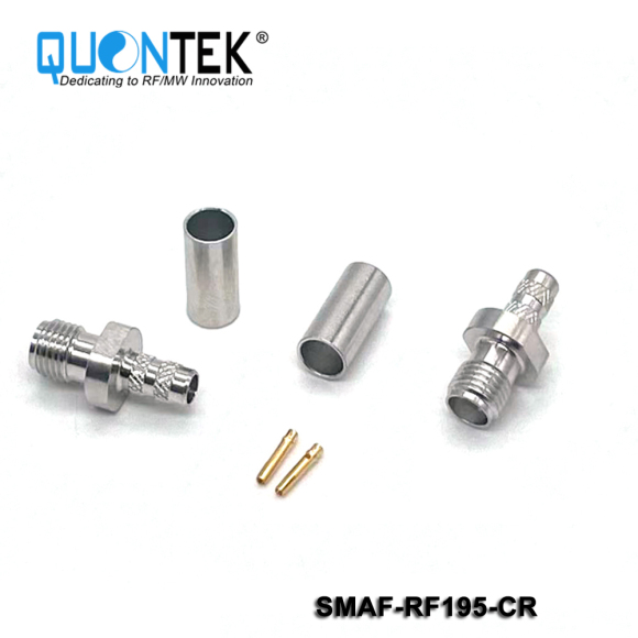 Standard Connector,SMA female for RF195/RG58/RG141 cable,Crimp type