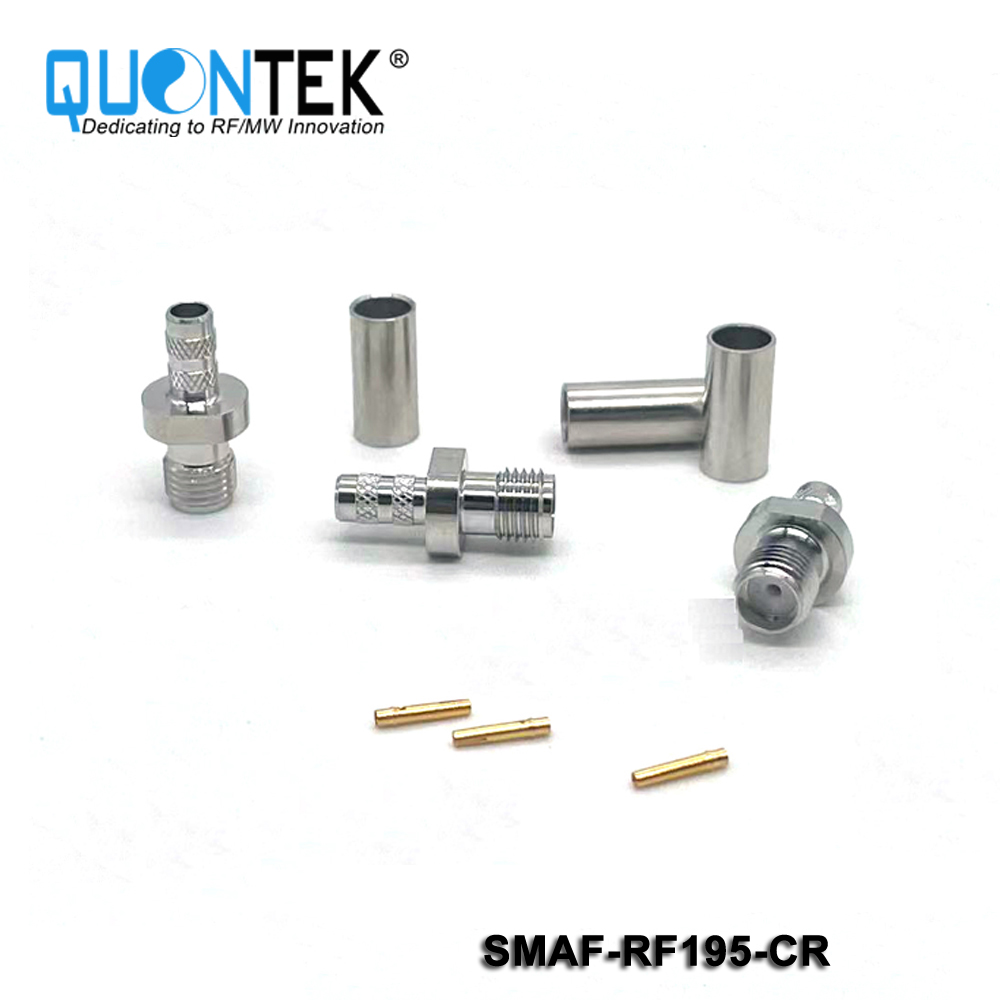 Standard Connector,SMA female for RF195/RG58/RG141 cable,Crimp type