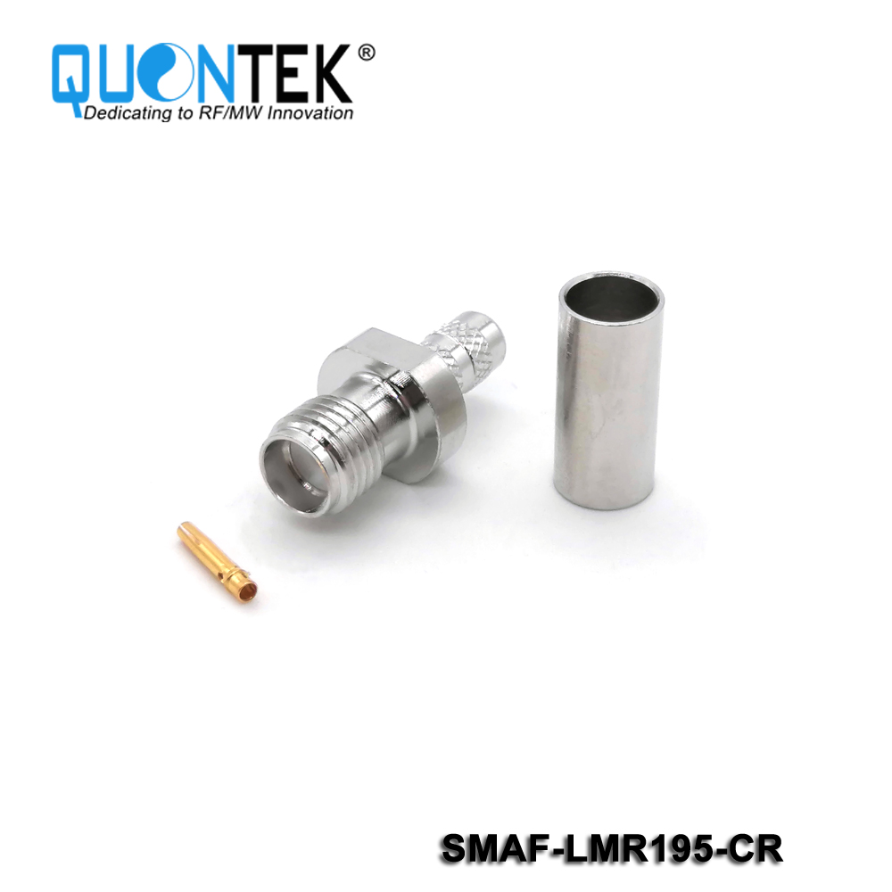 Connector,SMA female for LMR195/RG58/RG141 cable,Crimp type