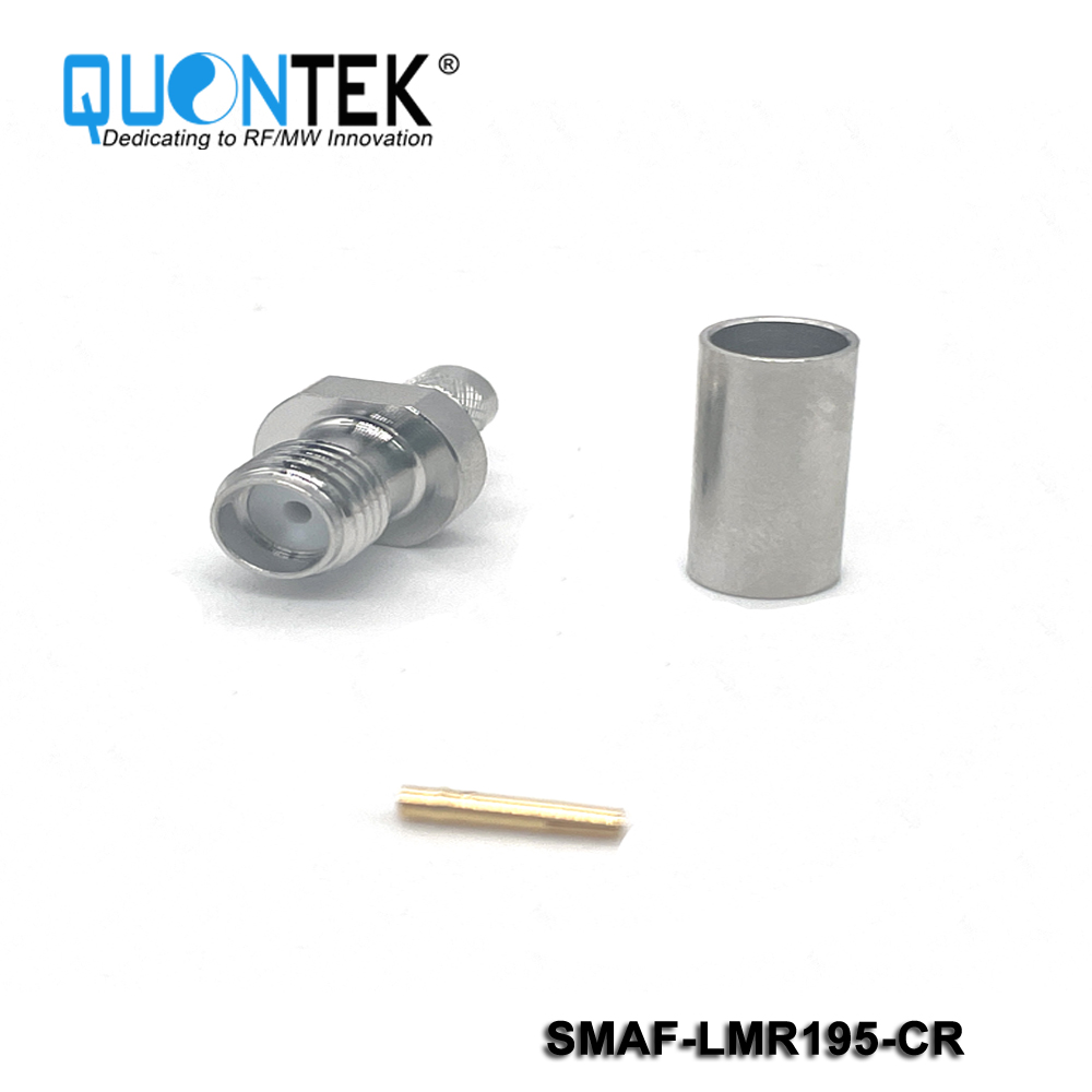Connector,SMA female for LMR195/RG58/RG141 cable,Crimp type