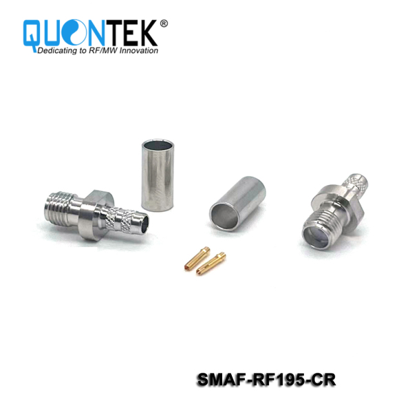 Standard Connector,SMA female for RF195/RG58/RG141 cable,Crimp type
