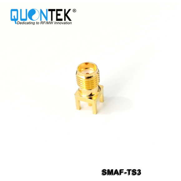 Standard connector,SMA female for PCB solder mounted