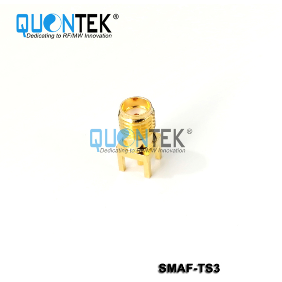 Standard connector,SMA female for PCB solder mounted