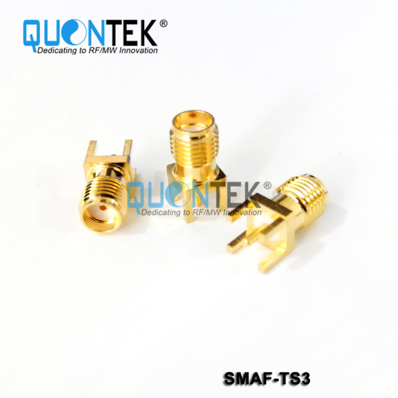 Standard connector,SMA female for PCB solder mounted
