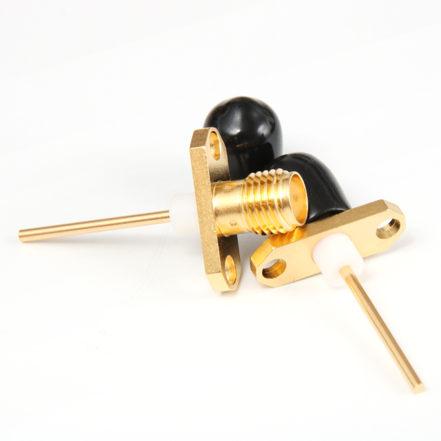 Standard Connector,SMA Female,2-Hole Flange mounted