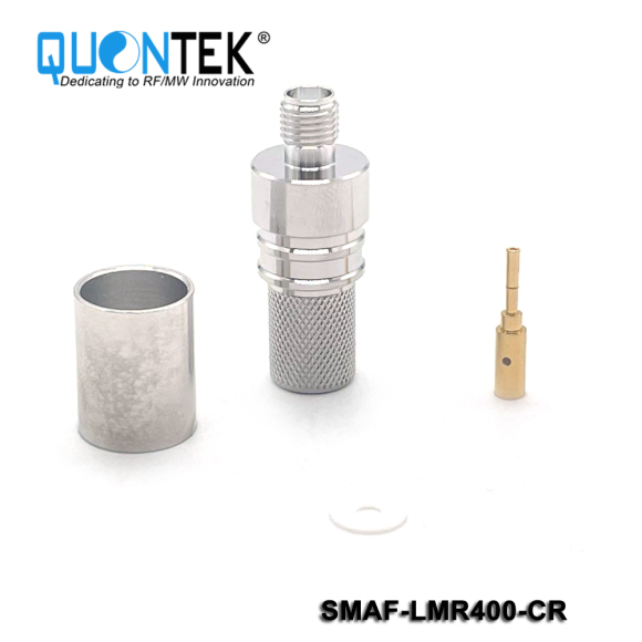 Connector,SMA Female for LMR400 cable,Crimp type