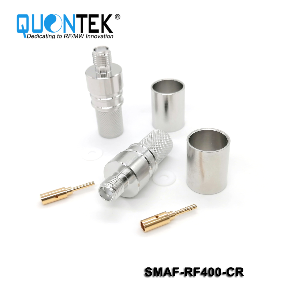 Standard Connector,SMA Female for RF400 cable,Crimp type
