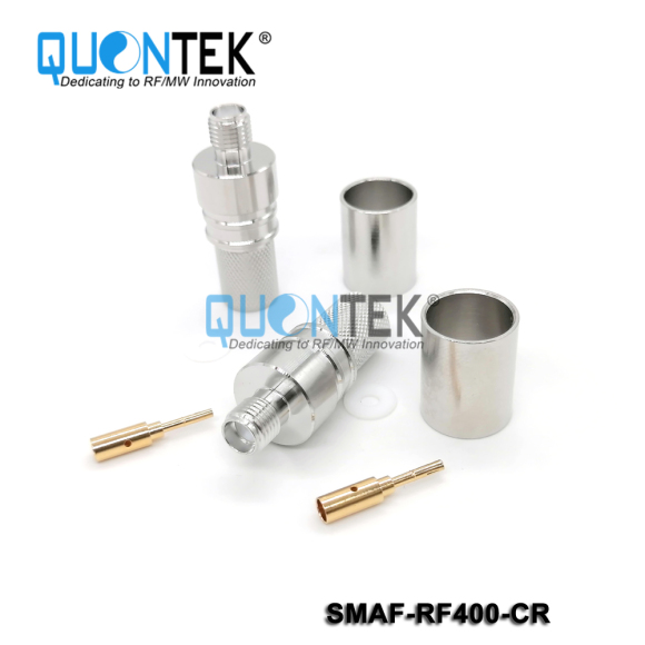 Standard Connector,SMA Female for RF400 cable,Crimp type