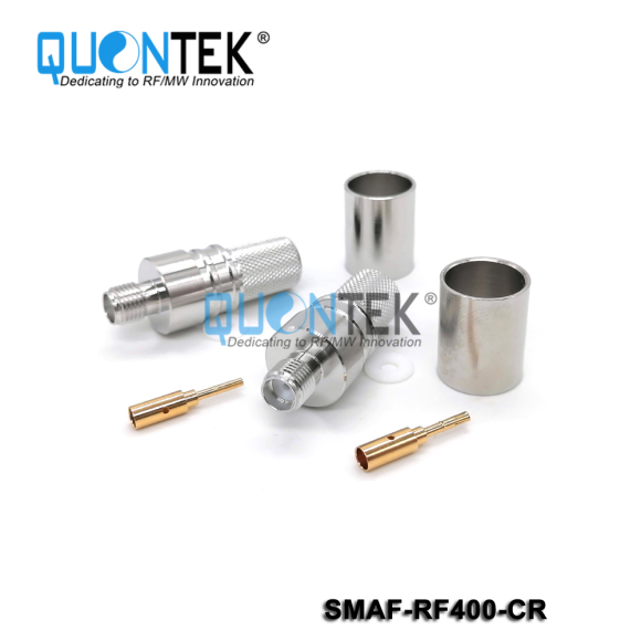 Standard Connector,SMA Female for RF400 cable,Crimp type