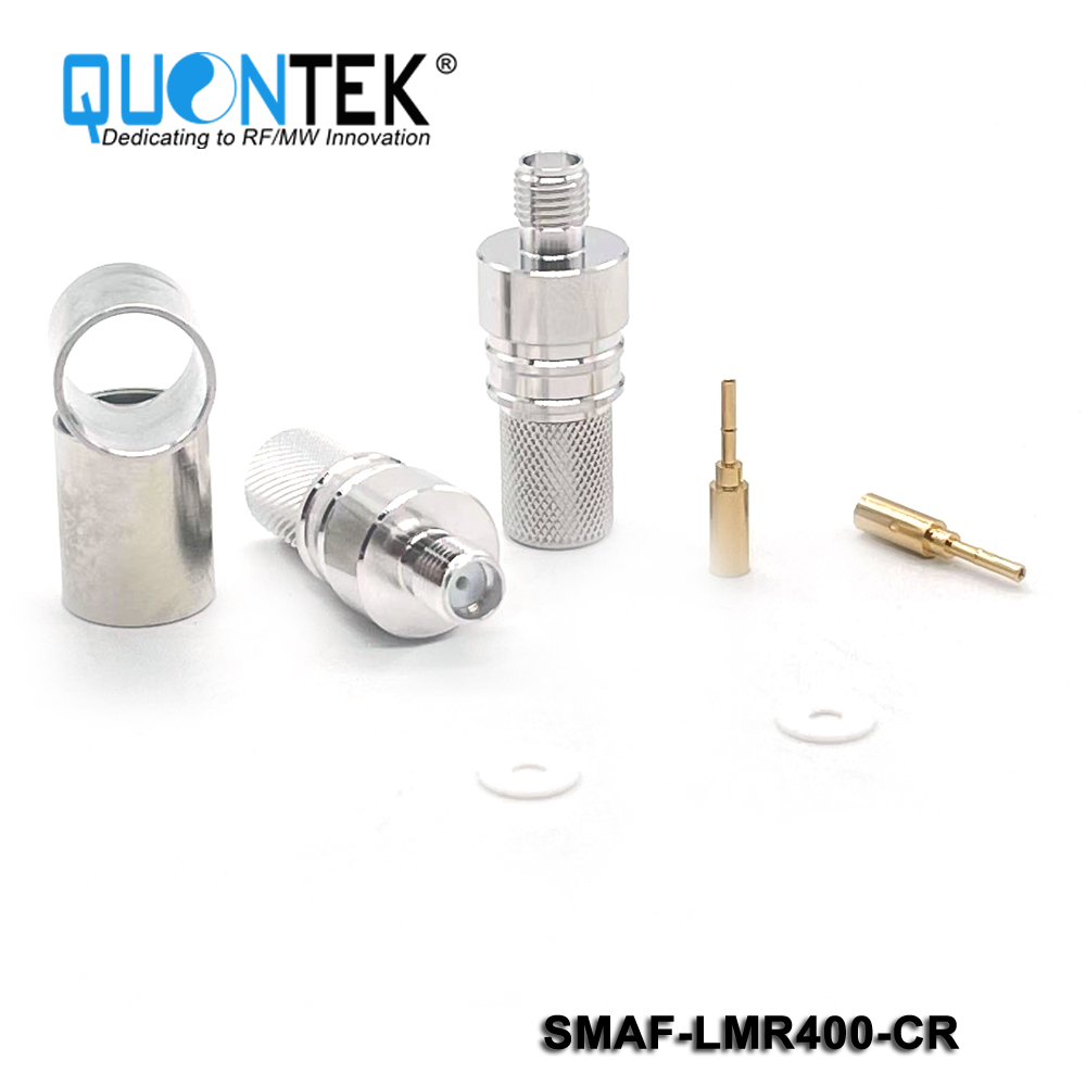 Connector,SMA Female for LMR400 cable,Crimp type