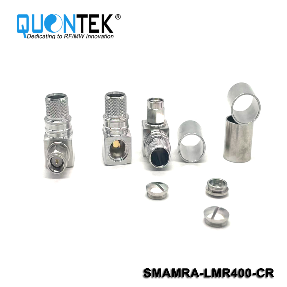 Connector,SMA ra-male for LMR400 cable,Crimp type