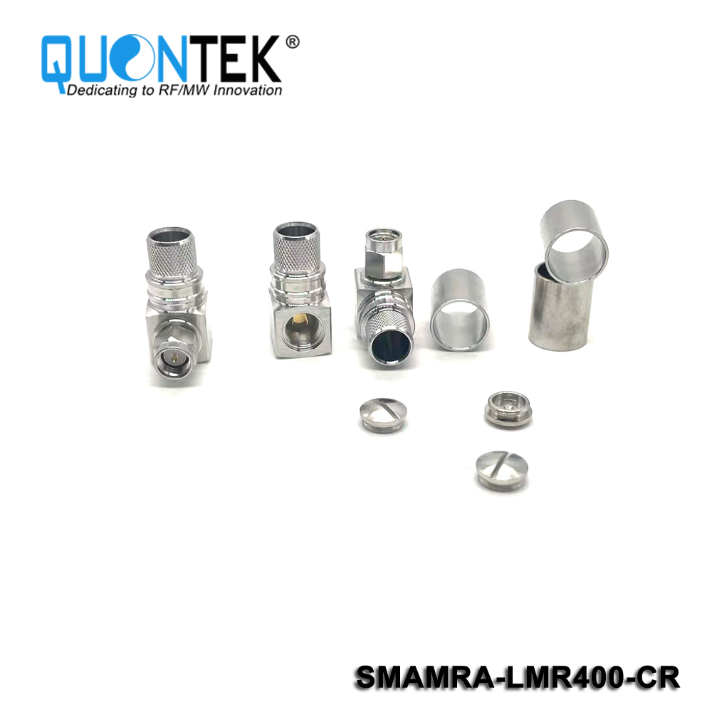 Connector,SMA ra-male for LMR400 cable,Crimp type
