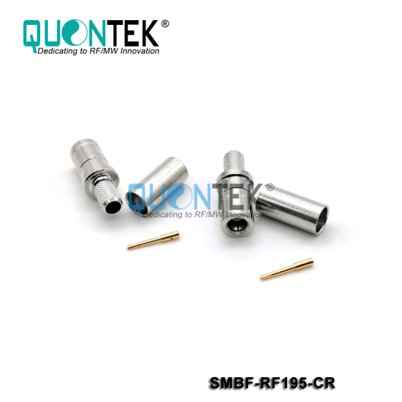 Standard connector,SMB female for RF195/RG58/RG303 cable,crimp type