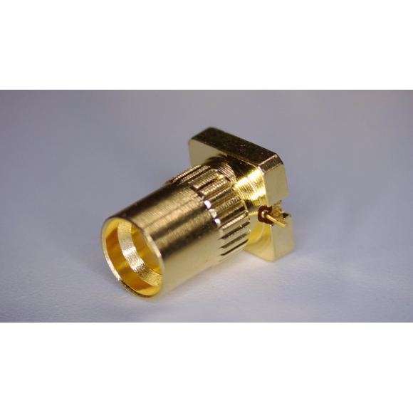 SMP male,panel mounted,full detent type