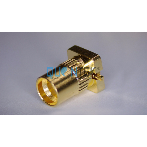 SMP male,panel mounted,full detent type