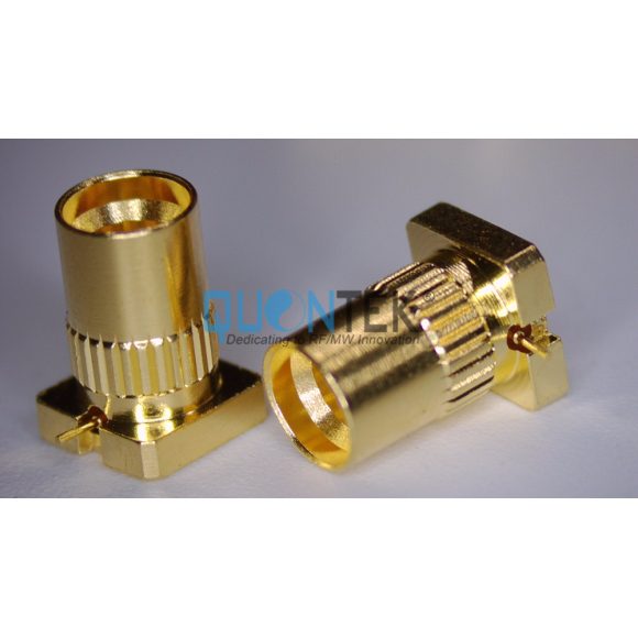 SMP male,panel mounted,full detent type