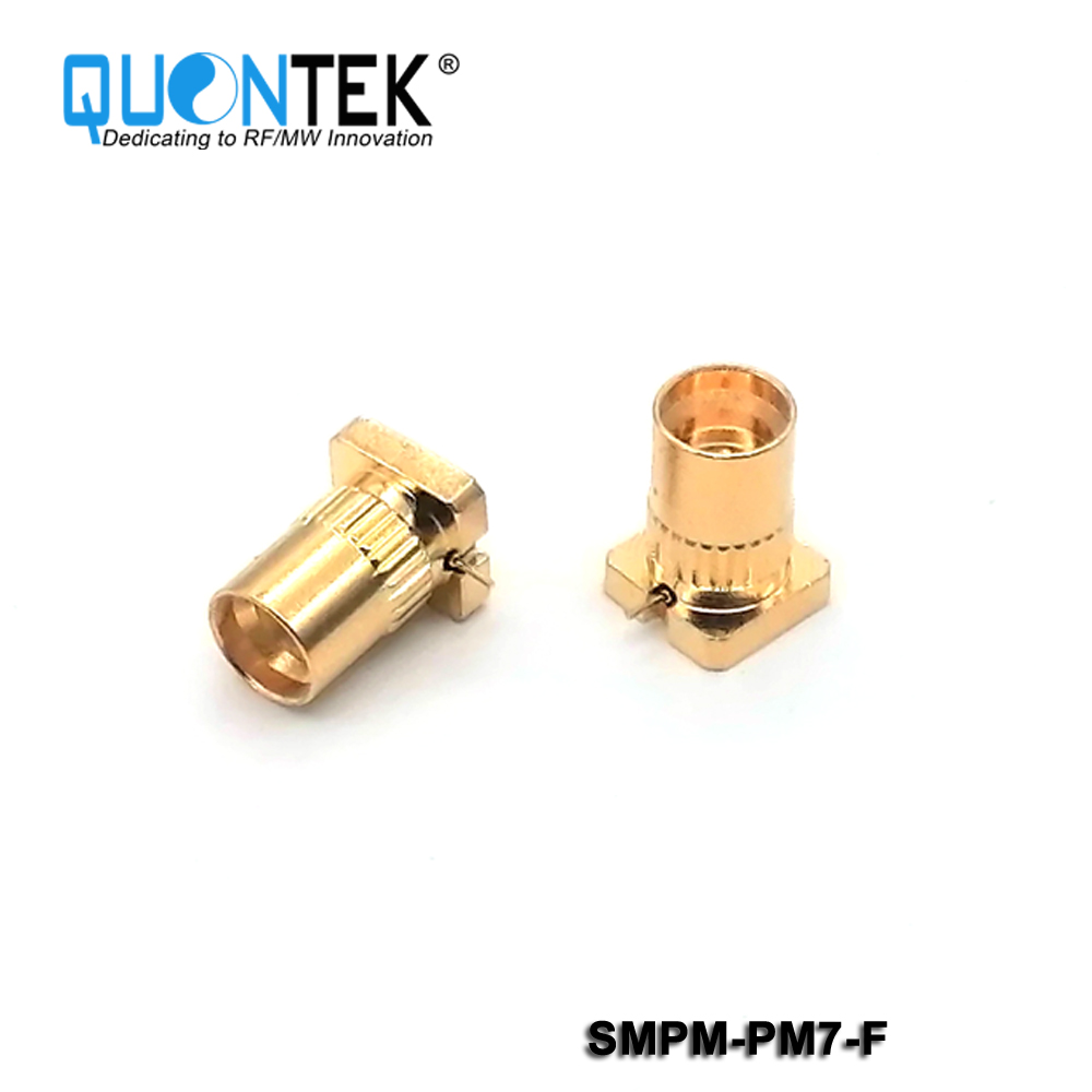 SMP male,panel mounted,full detent type