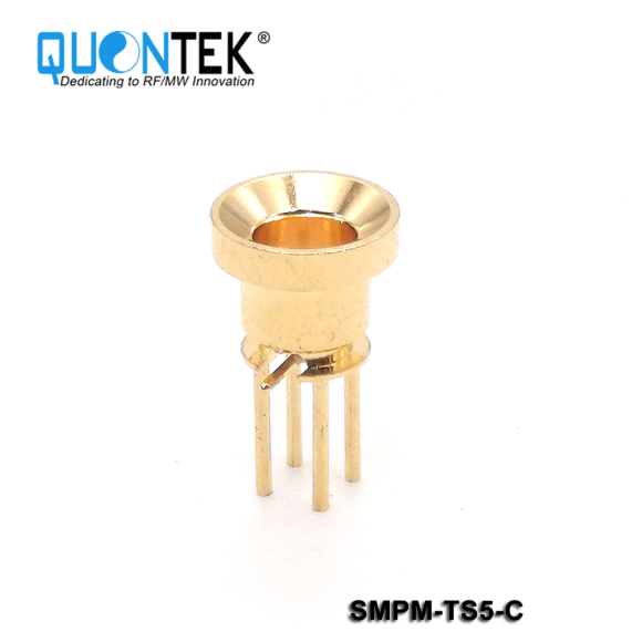 SMP male,PCB through hole solder,Catchers mit type