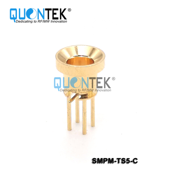 SMP male,PCB through hole solder,Catchers mit type