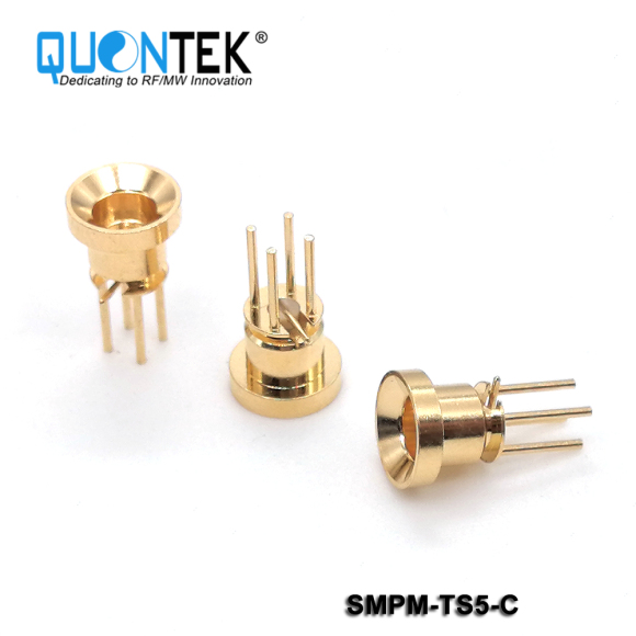 SMP male,PCB through hole solder,Catchers mit type