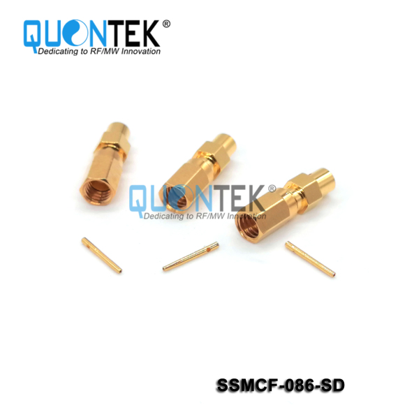 Standard connector,SSMC female for 086/RG405/QTB220 cable,Solder type