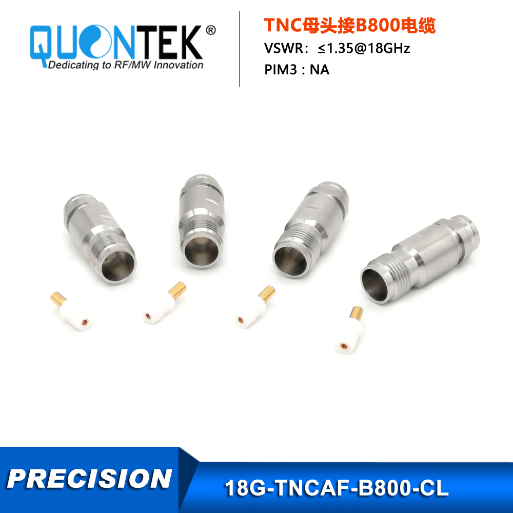 TNCA female for QTB800 Cable,Clamp Type,to 18GHz