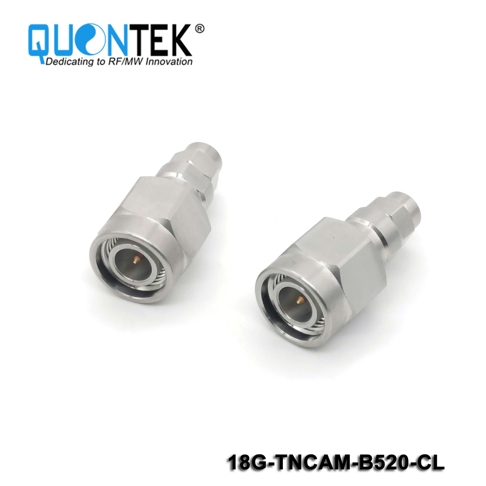 Precision connctor,TNCA male for QTB520 cable,Clamp type,to 18GHz