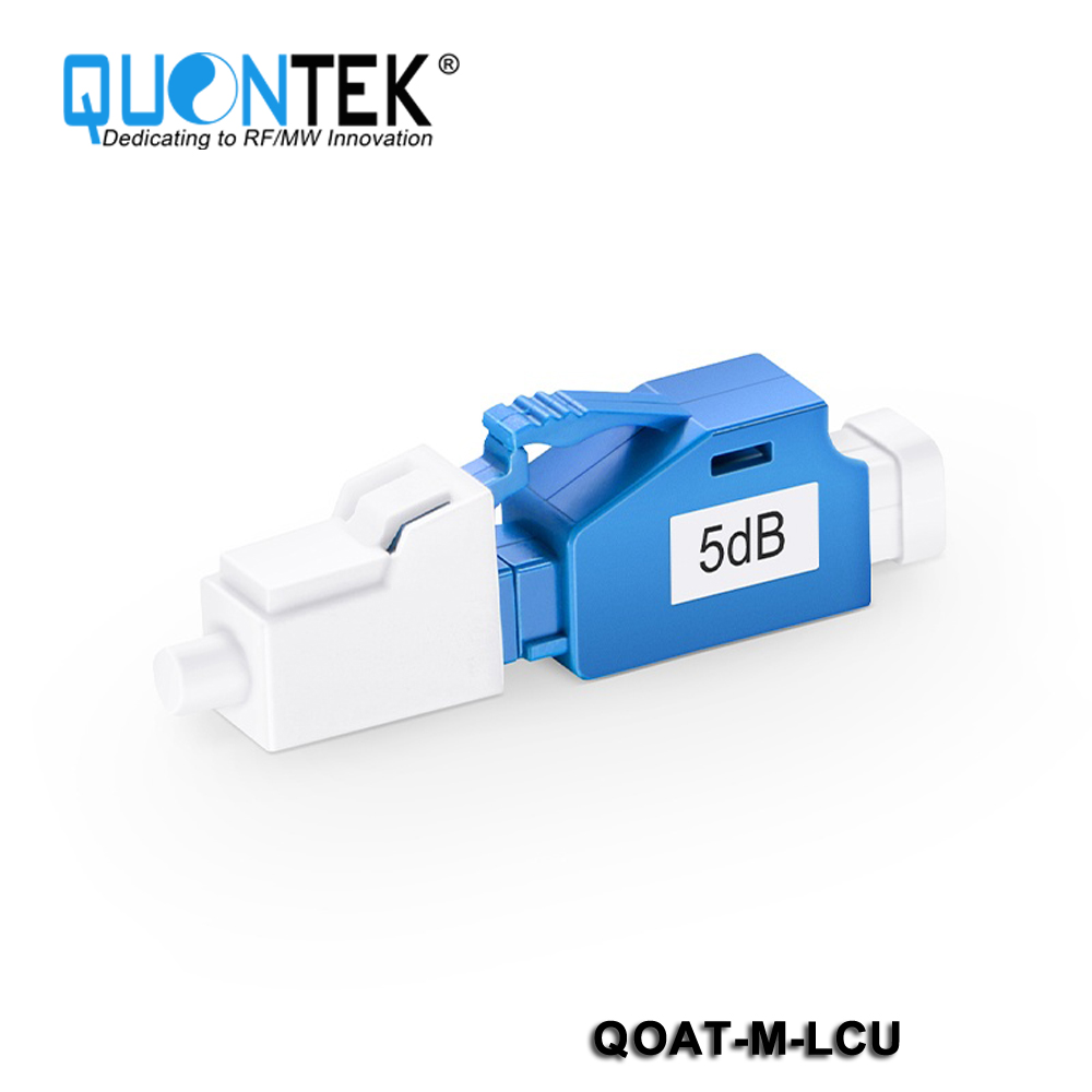 LC/UPC Singlemode Fixed Fiber Optic Attenuator, Male-Female, 5dB (10pcs/Pack)