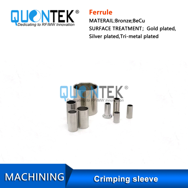 Crimping sleeve processing Crimping sleeve processing