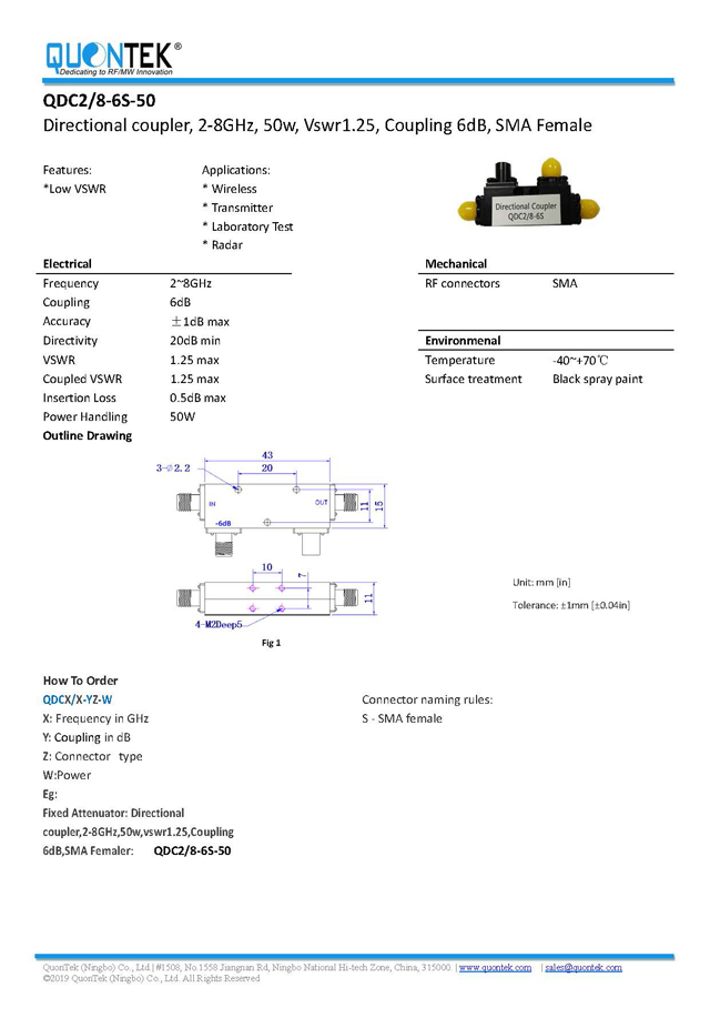 QDC2/8-6S-50