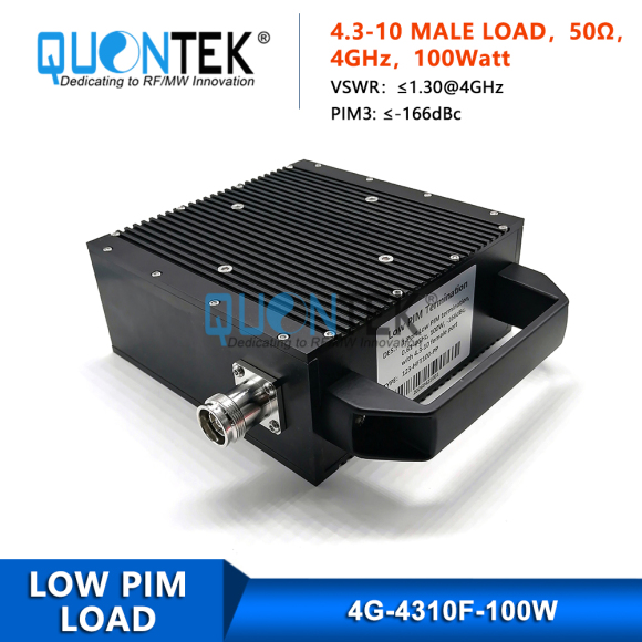 RF Termination, 4.3-10 male 50 ohm load,100w,4GHz,Low PIM RF Termination, 4.3-10 male 50 ohm load,100w,4GHz,Low PIM