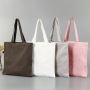 Пустая ручная хлопковая сумка, индивидуальная студенческая сумка на одно плечо, парусная сумка, печать, рекламный подарок, холщовая сумка, индивидуальный логотип