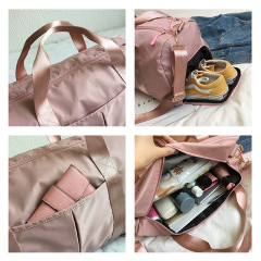 Große Menge und billige trockene nasse Trennung Yoga Bag weibliche Gepäcktasche Reisetasche Handtasche Fitness Tasche fertiges Produkt individuelles Logo
