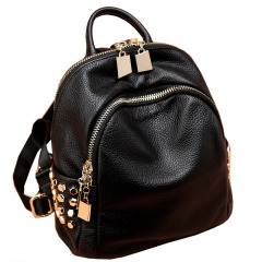 Рюкзак женский кожаный модный мини простой универсальный рюкзак из воловьей кожи в студенческом стиле женская сумка