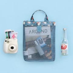 Летняя пляжная сумка для плавания, сетчатая сумка для хранения купальника, сетчатая сумка для хранения, сумка для стирки, спортивная сумка, маленький размер