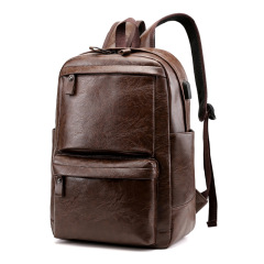 Мужская сумка 2020 новая деловая мужская сумка внешняя торговля рюкзак компьютерная сумка ретро школьный индивидуальный мужской рюкзак