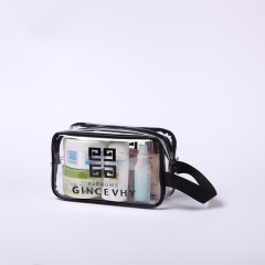 Bolsa de lavado de maquillaje de PVC transparente de almacenamiento de viaje de negocios bolsa de maquillaje portátil impermeable bolsa de playa bolsa impermeable al aire libre