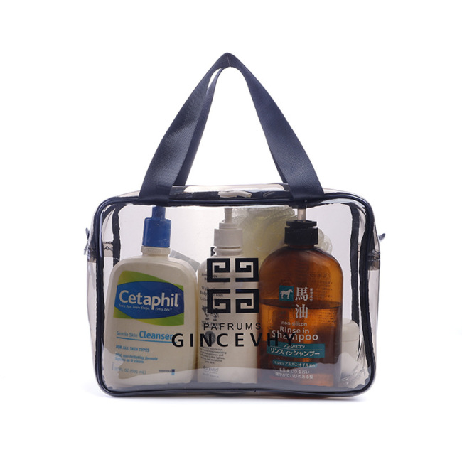 Business travel storage transparent PVC make-up wash bag waterproof portable make-up bag beach bag outdoor waterproof bag