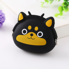 Manufacturer wholesale new silicone bag silicone wallet cartoon silicone bag storage wallet customization
