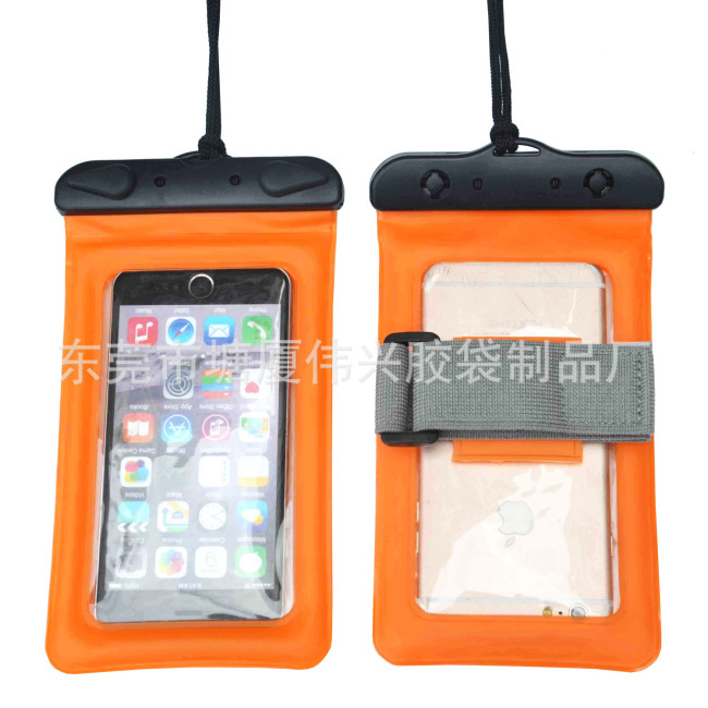 Wholesale sealed mobile phone waterproof bag cover swimming drift debris storage bag foreign trade waterproof bag bag