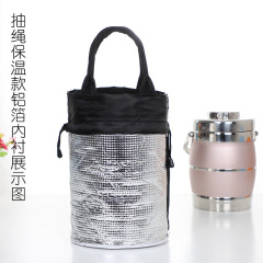 Круглая сумка-бокс для обеда по индивидуальному заказу производителя, термоизоляционная сумка, холщовая сумка для закусок, переносная сумка для обеда, сумка-ведро