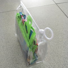 Umweltfreundliche transparente weiche PVC-Plastiktüte PVC dreidimensionale Reißverschlusstasche Reiseanzugstasche EVA-Kosmetiktasche