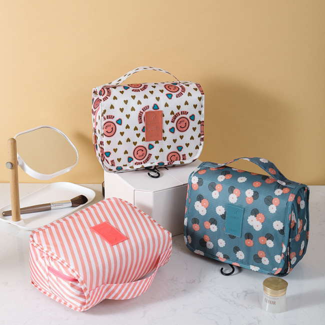 Factory direct sales hook wash bag travel portable storage bag Hanging Cosmetic Bag bathroom storage bag wholesale