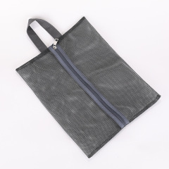 Оптовая портативная сетчатая пляжная сумка для ванны, купальная сумка, 8 карманов, сетчатая сумка для хранения, прозрачная дорожная сумка для стирки