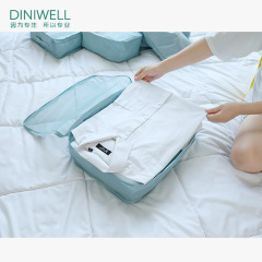 Diniwell nueva bolsa de almacenamiento de viaje a prueba de agua, equipaje, ropa, bolsa de clasificación, juego de almacenamiento, 6 piezas